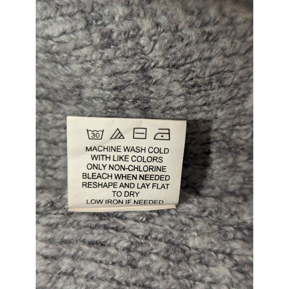 Kendall & Kylie Heather Gray Cropped Knit Sweater Scoop Neck Size Medium - Picture 9 of 9